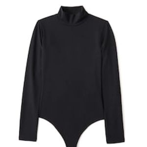Abercrombie long sleeve seamless mock neck bodysuit